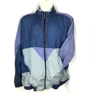 Vintage Adidas Windbreaker Mens Old Logo